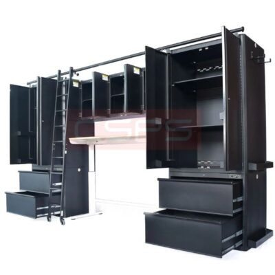 Bộ 9 tủ CSPS 366cm màu đen VNGS3661BB36