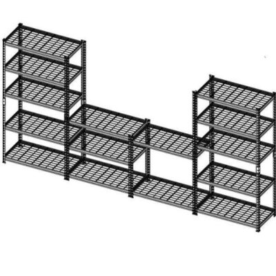 Kệ đa năng CSPS 76cm - 05 vỉ lưới màu đen VNSV076A5BB1