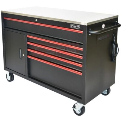 Tủ dụng cụ CSPS 132cm - 05 hộc kéo màu đen VNTC13205BB1M