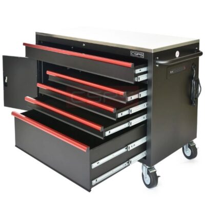 Tủ dụng cụ CSPS 132cm - 05 hộc kéo màu đen VNTC13205BB1M