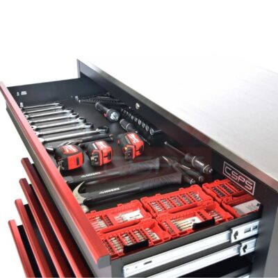 Tủ dụng cụ CSPS 132cm - 05 hộc kéo màu đen VNTC13205BB1M