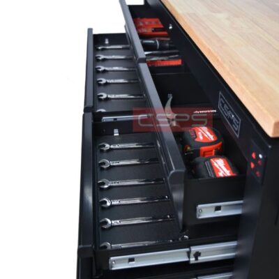 Tủ dụng cụ CSPS 142cm - 10 hộc kéo màu đen VNGS3661BB25