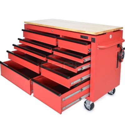 Tủ dụng cụ CSPS 142cm - 10 hộc kéo màu đỏ VNEC14210BC1M