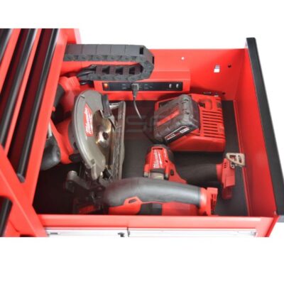 Tủ dụng cụ CSPS 142cm - 10 hộc kéo màu đỏ VNEC14210BC1M