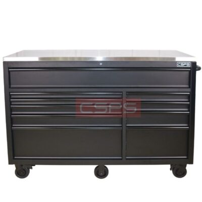 Tủ dụng cụ CSPS 155cm - 10 hộc kéo màu đen VNTC15510BB1M