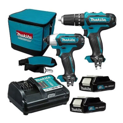 Bộ sản phẩm khoan bắt vít pin Makita CLX228S