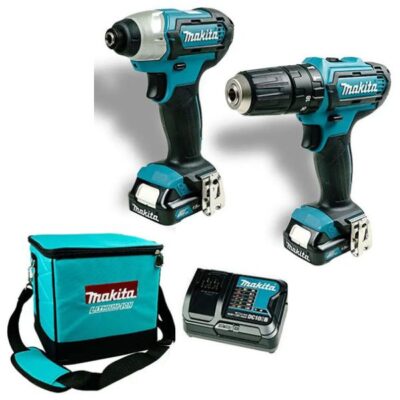 Bộ sản phẩm khoan bắt vít pin Makita CLX228S