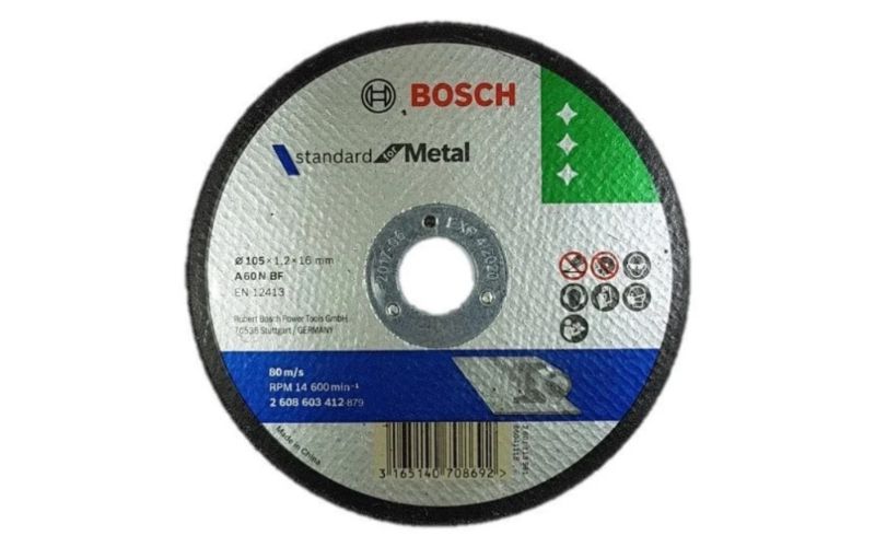 Đá cắt sắt 105×1.2x16mm Bosch 2608603412 – Standard for Metal