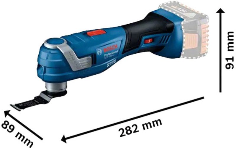 Máy cắt đa năng dùng pin Bosch GOP 18V-28 (SOLO) (06018B6002)