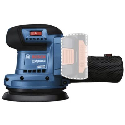 Máy chà nhám tròn dùng pin Bosch GEX 185-LI (SOLO) (06013A5080)