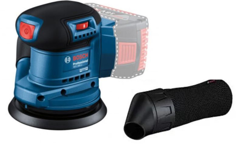 Máy chà nhám tròn dùng pin Bosch GEX 185-LI (SOLO) (06013A5080)