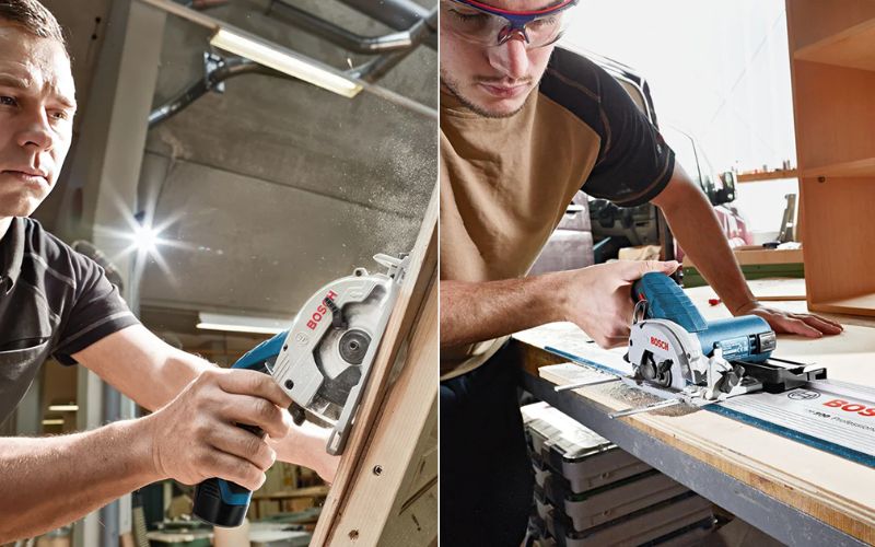 Máy cưa đĩa dùng pin Bosch GKS 12V-LI (SOLO) (06016A10L2)