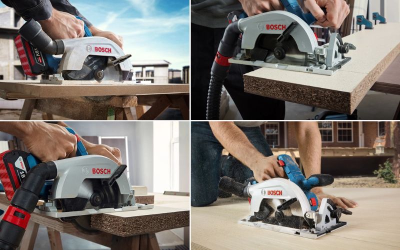 Máy cưa đĩa dùng pin Bosch GKS 185-LI (SOLO) (06016C12L1)