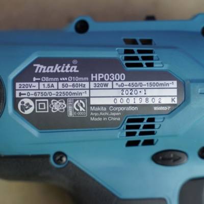 Máy khoan búa và vặn vít Makita HP0300 (10mm)