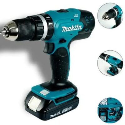Máy khoan búa và vặn vít pin Makita DHP453SFX8