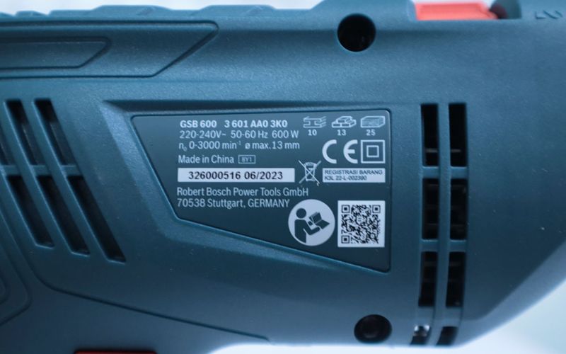 Máy khoan động lực Bosch GSB 600 (06011A03K0)