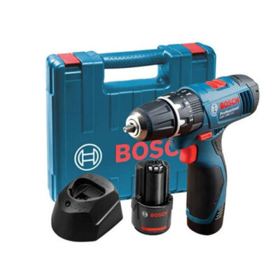 Máy khoan động lực pin Bosch GSB 120-LI GEN II (1 pin + sạc 3 chấu + phụ kiện)