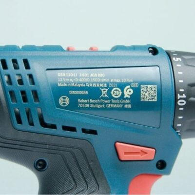 Máy khoan pin Bosch GSR 120-LI GEN II (1 pin+sạc 2 chấu+phụ kiện) (06019G80K5)