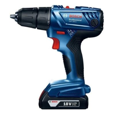 Máy khoan vặn vít dùng pin Bosch GSR 180-LI (kèm phụ kiện) (06019F81K1)