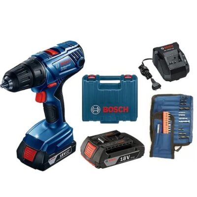 Máy khoan vặn vít dùng pin Bosch GSR 180-LI (kèm phụ kiện) (06019F81K1)