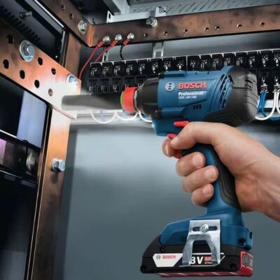 Máy khoan vặn vít dùng pin Bosch GSR 180-LI (kèm phụ kiện) (06019F81K1)