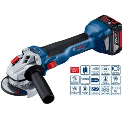 Máy mài góc dùng pin Bosch GWS 18V-10 (SET) (06019J40K1)