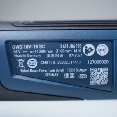 Máy mài góc dùng pin Bosch GWS 18V-15 SC (SOLO) (06019H6180)