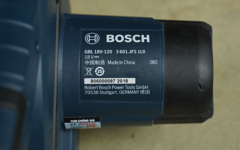 Máy thổi khí Bosch GBL18V-120 (SOLO) (06019F51L0)