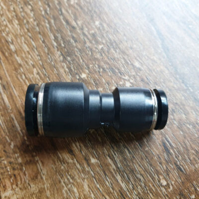 Đầu Nối Giảm Thẳng Khí Nén Phi 10 - 8 mm Đen Airtac PG10-8D