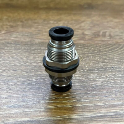 Đầu Nối Hơi 2 Đầu Siết Thành OD8 mm - M16 Đen Airtac PM8D