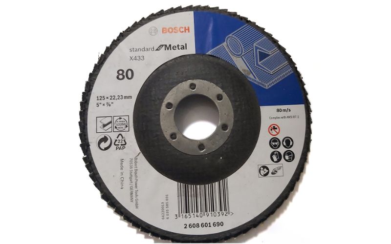 Đĩa nhám xếp Alox Bosch 2608601690 P80 Φ125mm