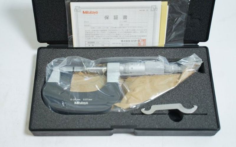 Panme cơ đo rãnh kiểu B Mitutoyo 122-111(0-25mm/0.01mm)