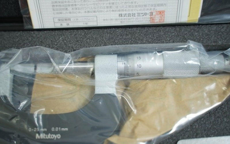 Panme cơ đo rãnh kiểu B Mitutoyo 122-111(0-25mm/0.01mm)