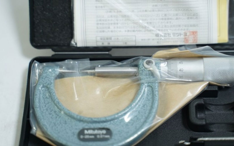 Panme đầu nhọn cơ khí Mitutoyo 112-153 (0-25mm/0.01mm)