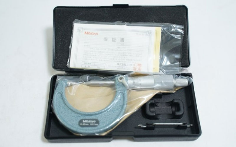 Panme đầu nhọn cơ khí Mitutoyo 112-201 (0-25mm/0.01mm)