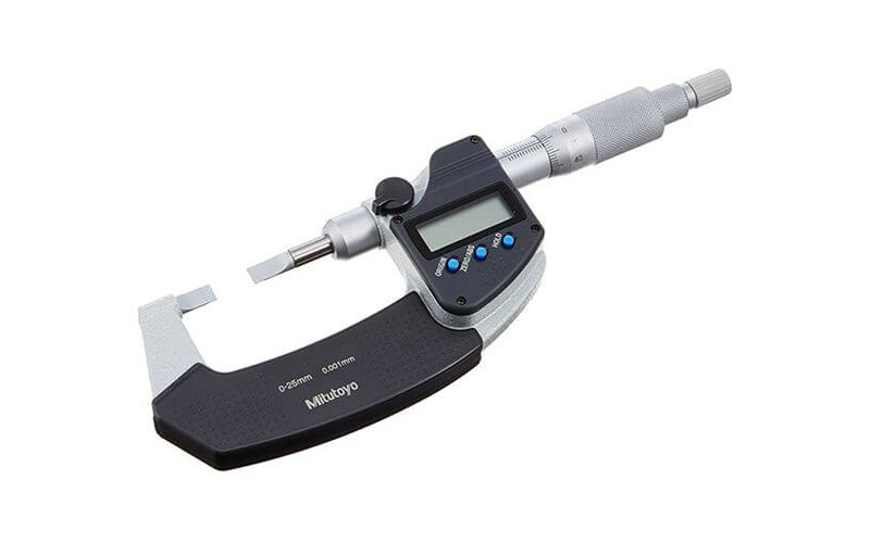 Panme điện tử đo rãnh Mitutoyo 422-260-30 (0-25mm x 0.001mm) kiểu B