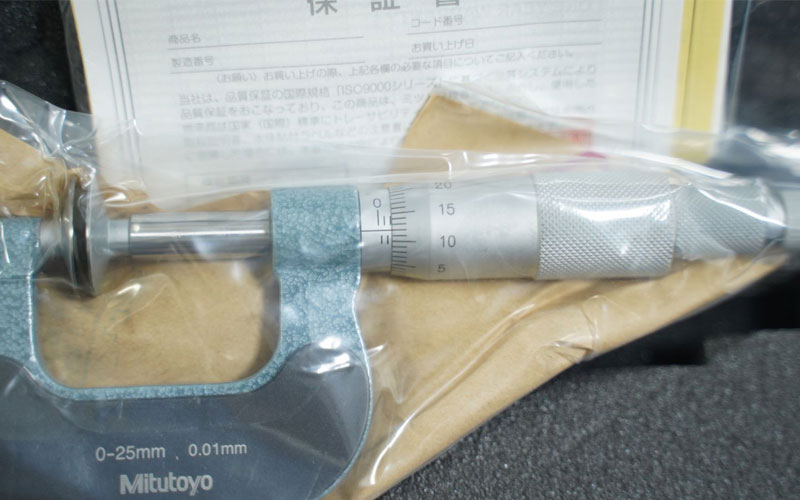 Panme đo ngoài Mitutoyo 169-201 (0-25mm/0.01mm)