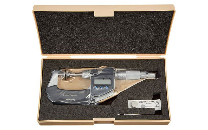Panme điện tử đo răng không xoay Mitutoyo 369-250-30 (0-25mm/0.001mm)