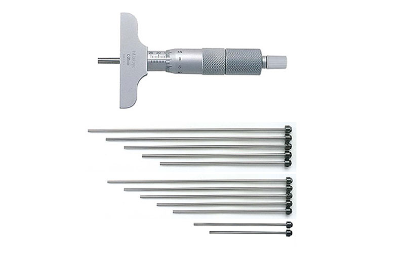 Panme đo sâu Mitutoyo 129-152 (0-300mm/0.01mm/Đế đo 63.5mm)