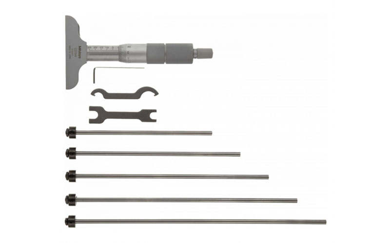 Panme đo sâu Mitutoyo 129-152 (0-300mm/0.01mm/Đế đo 63.5mm)