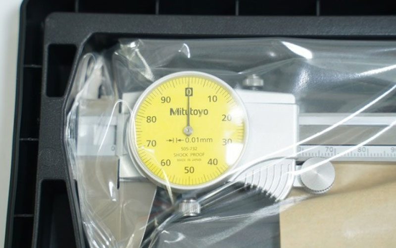 Thước cặp đồng hồ Mitutoyo 505-732 (150mm x 0.01mm)