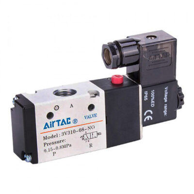 Van Điện Từ Khí Nén Solenoid 3/2 1 Coil PT1/4" Airtac 3V310-08-NC-B-I