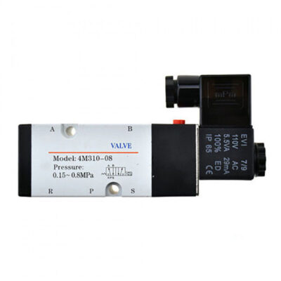 Van Điện Từ Khí Nén Solenoid 5/2 1 Coil PT1/4" Airtac 4M310-08