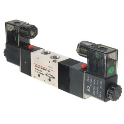 Van Điện Từ Khí Nén Solenoid 5/3 2 Coil PT1/8inch Airtac 4V230P-06B