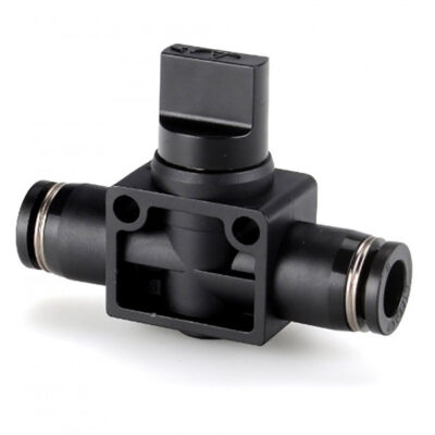 Van Khóa Khí Nén 8mm Đen Airtac PHV-8AD