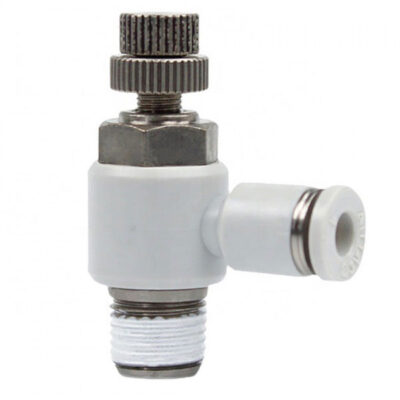 Van Tiết Lưu OD10 mm - PT1/2 Xám Airtac PSL1004A