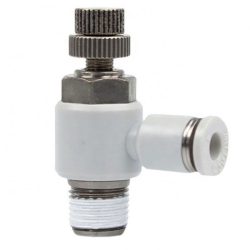 Van Tiết Lưu OD10 mm – PT1/4 Xám Airtac PSL1002A