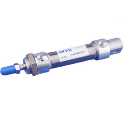 Xi Lanh Khí Nén Tròn Ø32×175 PT1/8 Airtac Tác Động Kép MA32X175-S-CA