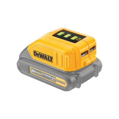 Đế chuyển nguồn 12V - 20V qua USB 2 cổng Dewalt DCB090-KR