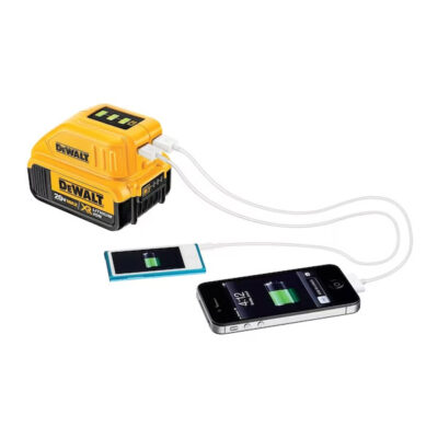 Đế chuyển nguồn 12V – 20V qua USB 2 cổng Dewalt DCB090-KR